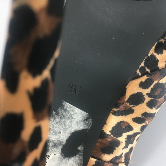 bebe 8M Animal Print Platform Stiletto Heels - Picture 5 of 6